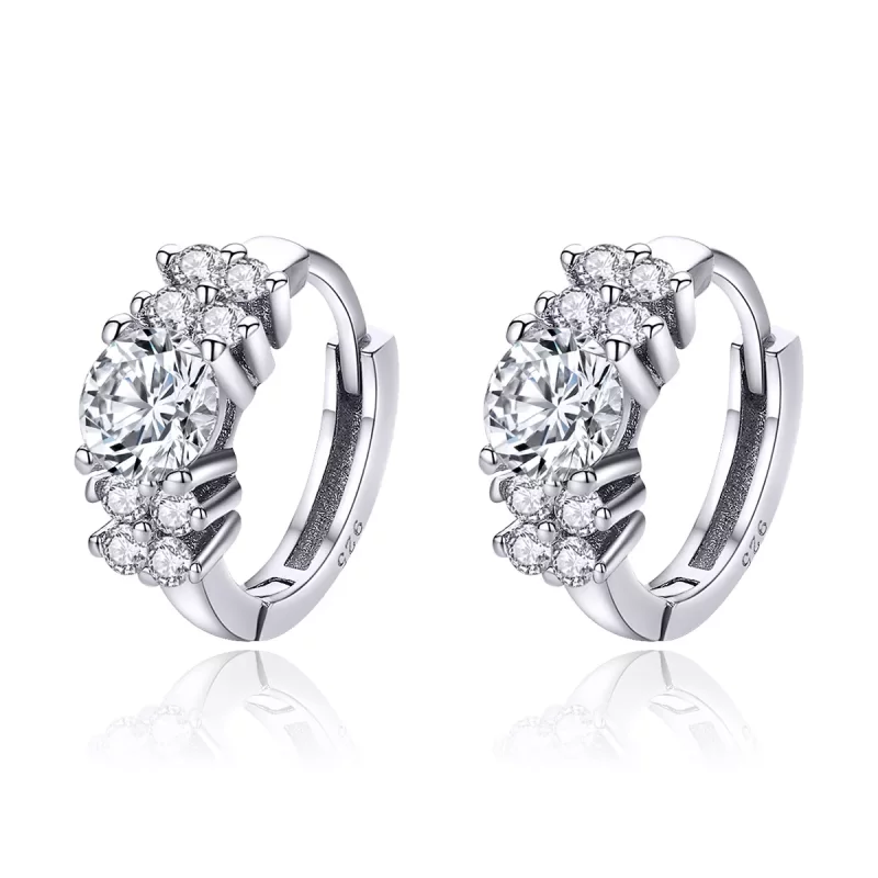 (afbeelding voor) Pandora Style Romantische glans Oorringen - SCE485