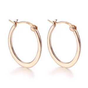 (afbeelding voor) Pandora Style Rose Eenvoudig Oorringen - SCE478