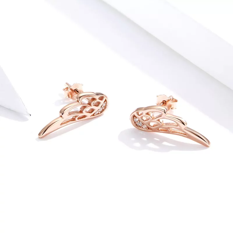 (afbeelding voor) Pandora Style Rose Elfenvleugels Oorknopjes - SCE343-C - Bekijken 2