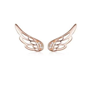 Pandora Style Rose Elfenvleugels Oorknopjes - SCE343-C (afbeelding voor) Pandora Style Rose Elfenvleugels Oorknopjes - SCE343-C
