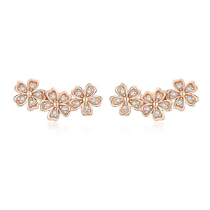 (afbeelding voor) Pandora Style Rose Gecontracteerde Daisy Oorknopjes - SCE419-C