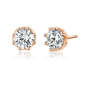 (afbeelding voor) Pandora Style Rose Licht Oorknopjes - SCE499-C