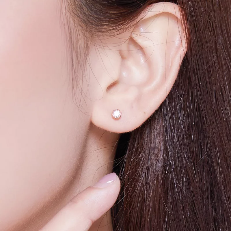 (afbeelding voor) Pandora Style Rose Zachte glans Oorknopjes - BSE219 - Bekijken 6
