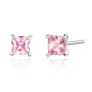 (afbeelding voor) Pandora Style Roze geluk Oorknopjes - SCE660