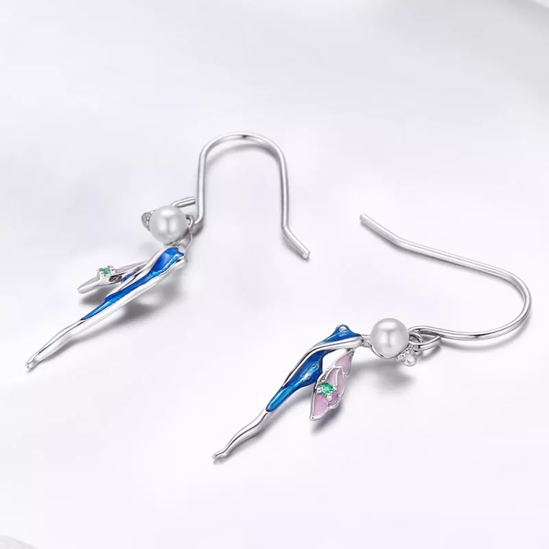 (afbeelding voor) Pandora Style Schattige hondenpoot Oorhangers - SCE378 - Bekijken 5