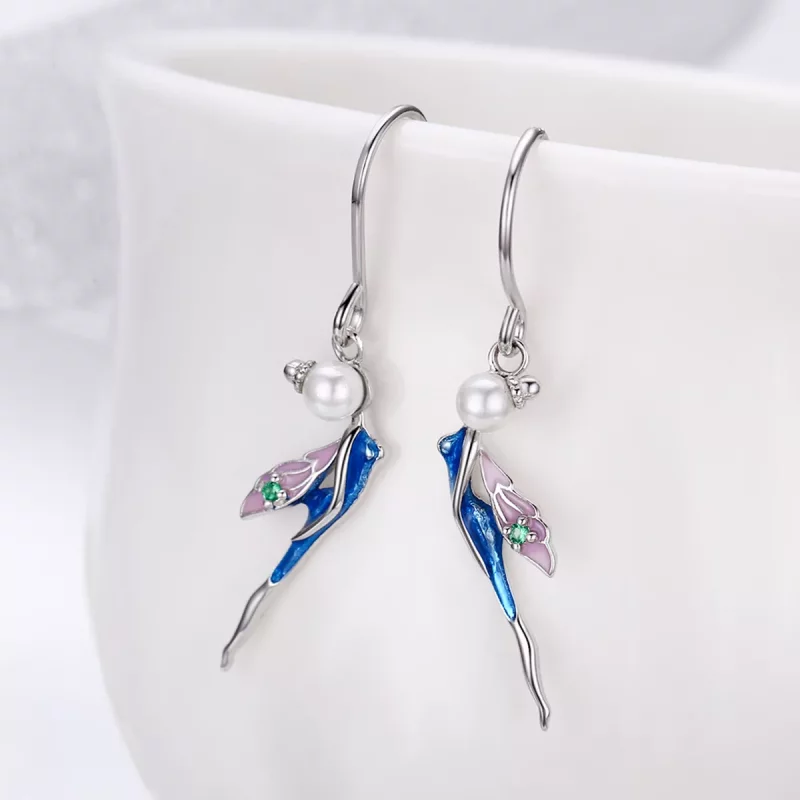 (afbeelding voor) Pandora Style Schattige hondenpoot Oorhangers - SCE378 - Bekijken 6