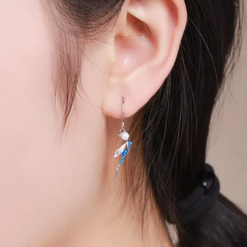 (afbeelding voor) Pandora Style Schattige hondenpoot Oorhangers - SCE378 - Bekijken 7