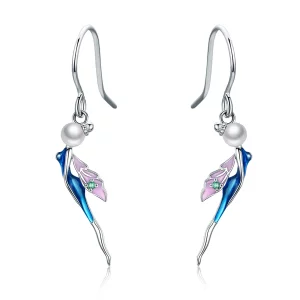 (afbeelding voor) Pandora Style Schattige hondenpoot Oorhangers - SCE378