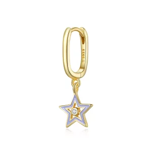 (afbeelding voor) Pandora Style Schijnende ster Oorhangers - SCE1077-VT