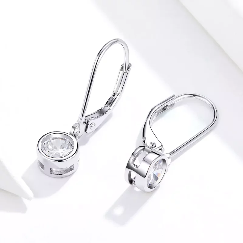 (afbeelding voor) Pandora Style Spacer-kraal Oorhangers - SCE747 - Bekijken 2