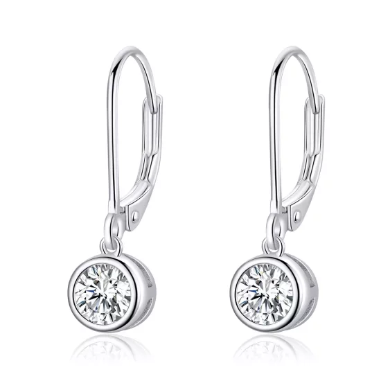 (afbeelding voor) Pandora Style Spacer-kraal Oorhangers - SCE747