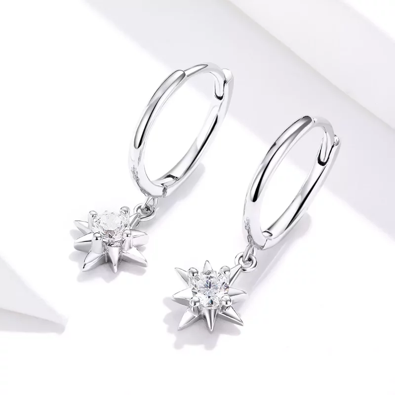 (afbeelding voor) Pandora Style Ster Oorhangers - SCE759 - Bekijken 2