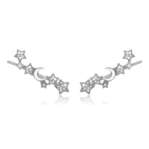 Pandora Style Sterren en maan Oorknopjes - SCE926 (afbeelding voor) Pandora Style Sterren en maan Oorknopjes - SCE926