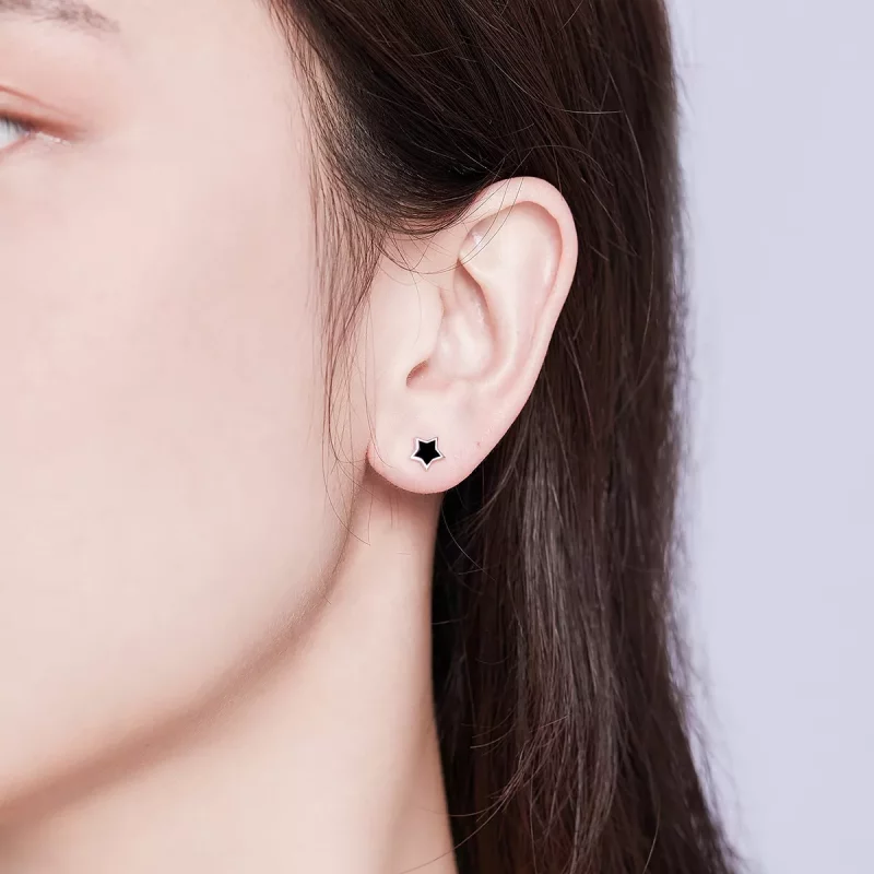 (afbeelding voor) Pandora Style Sterren Oorknopjes - BSE275 - Bekijken 6