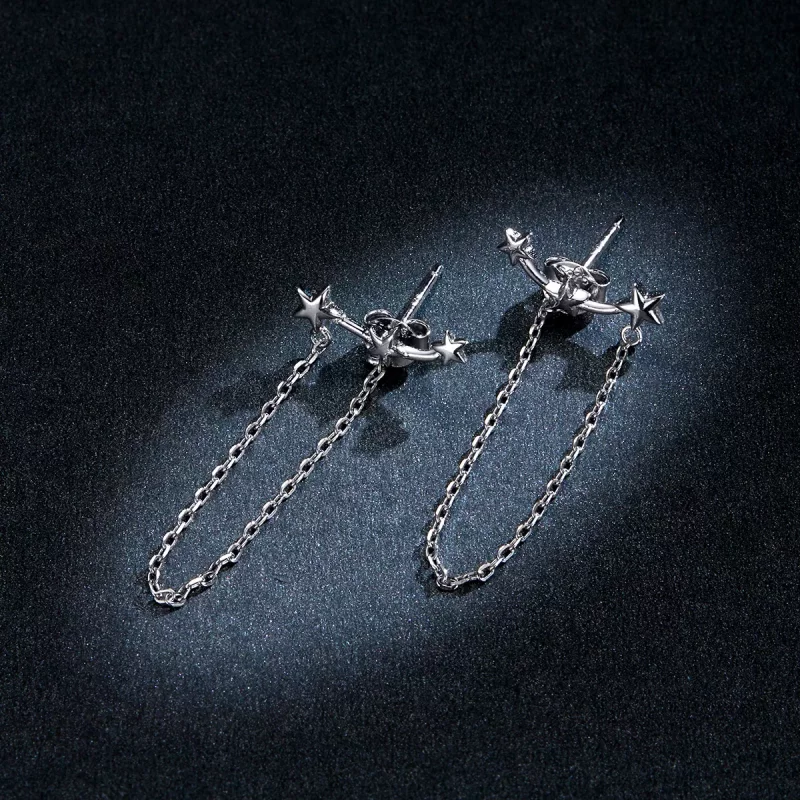 (afbeelding voor) Pandora Style Sterrenhemel Oorhangers - BSE361 - Bekijken 5