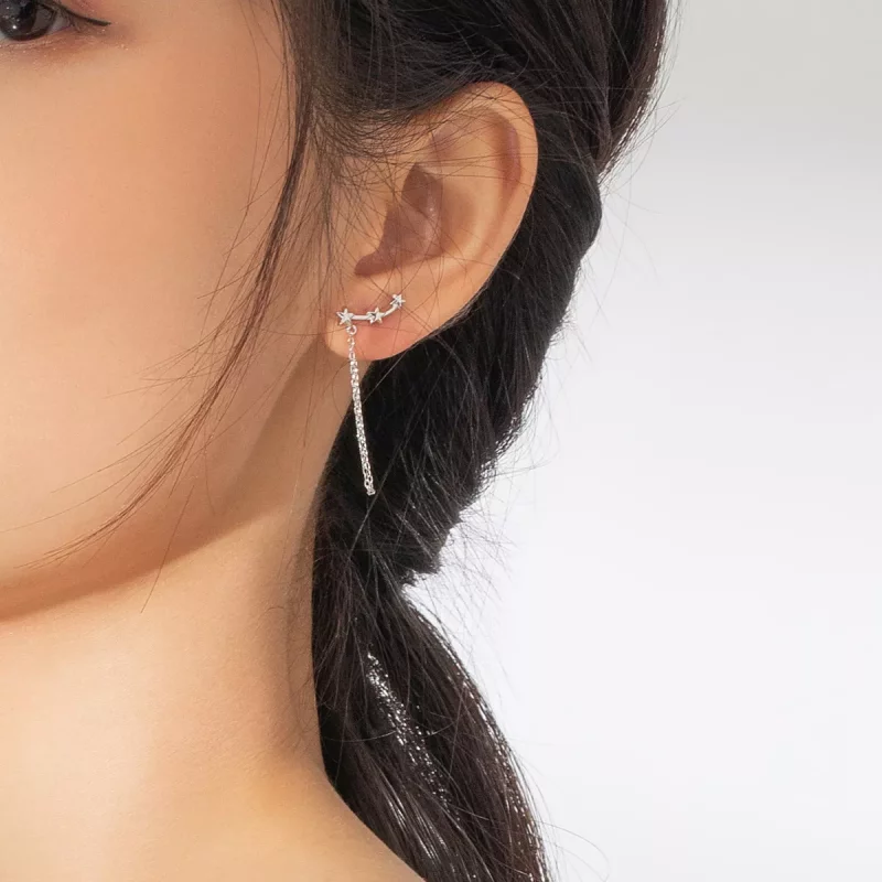 (afbeelding voor) Pandora Style Sterrenhemel Oorhangers - BSE361 - Bekijken 7