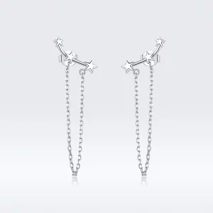 (afbeelding voor) Pandora Style Sterrenhemel Oorhangers - BSE361
