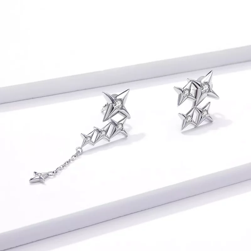 (afbeelding voor) Pandora Style Sterrenhemel Oorhangers - BSE461 - Bekijken 2