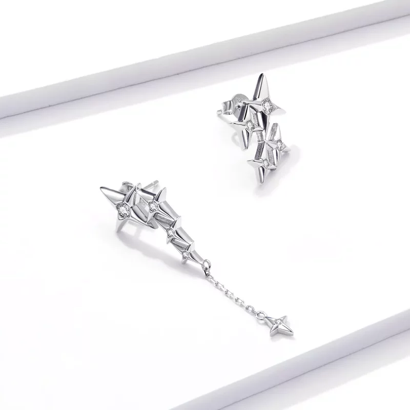 (afbeelding voor) Pandora Style Sterrenhemel Oorhangers - BSE461 - Bekijken 4