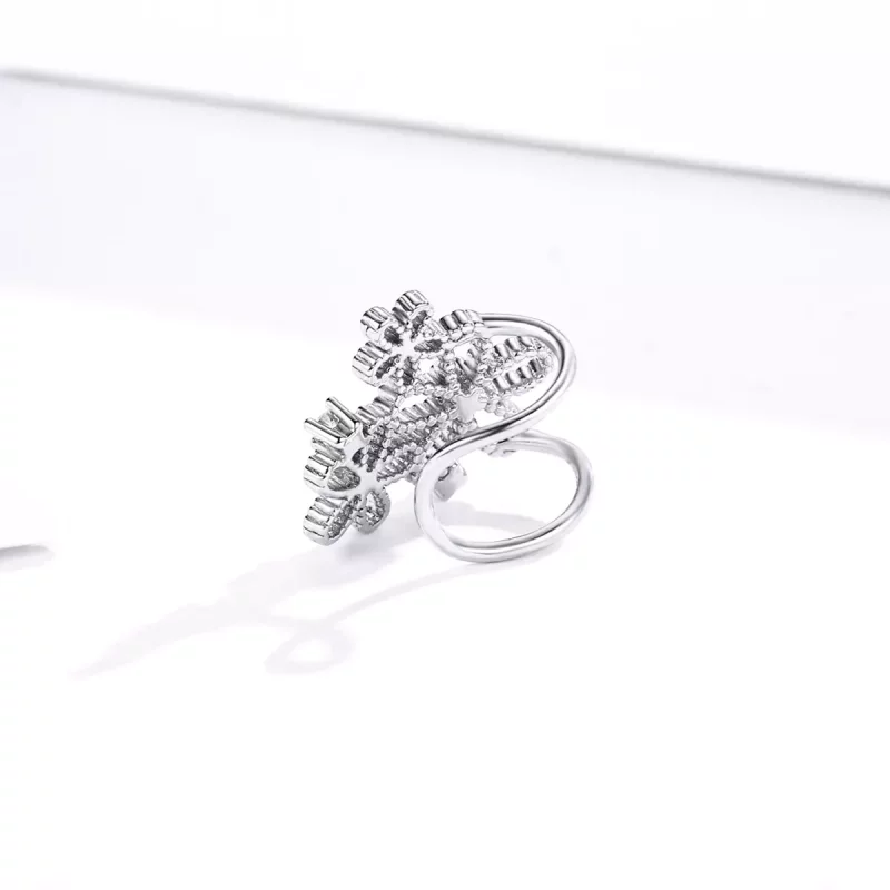 (afbeelding voor) Pandora Style Stralende bloemen Oorknopjes - SCE921 - Bekijken 3