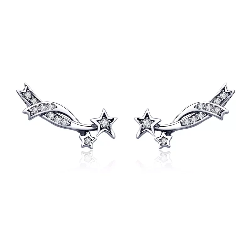 (afbeelding voor) Pandora Style Stralende Meteoor Oorknopjes - SCE442
