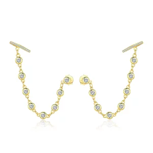 Pandora Style Stralende Wereld Oorhangers - SCE685 (afbeelding voor) Pandora Style Stralende Wereld Oorhangers - SCE685
