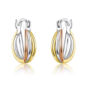 Pandora Style Tweekleurig Oorknopjes - SCE719 (afbeelding voor) Pandora Style Tweekleurig Oorknopjes - SCE719