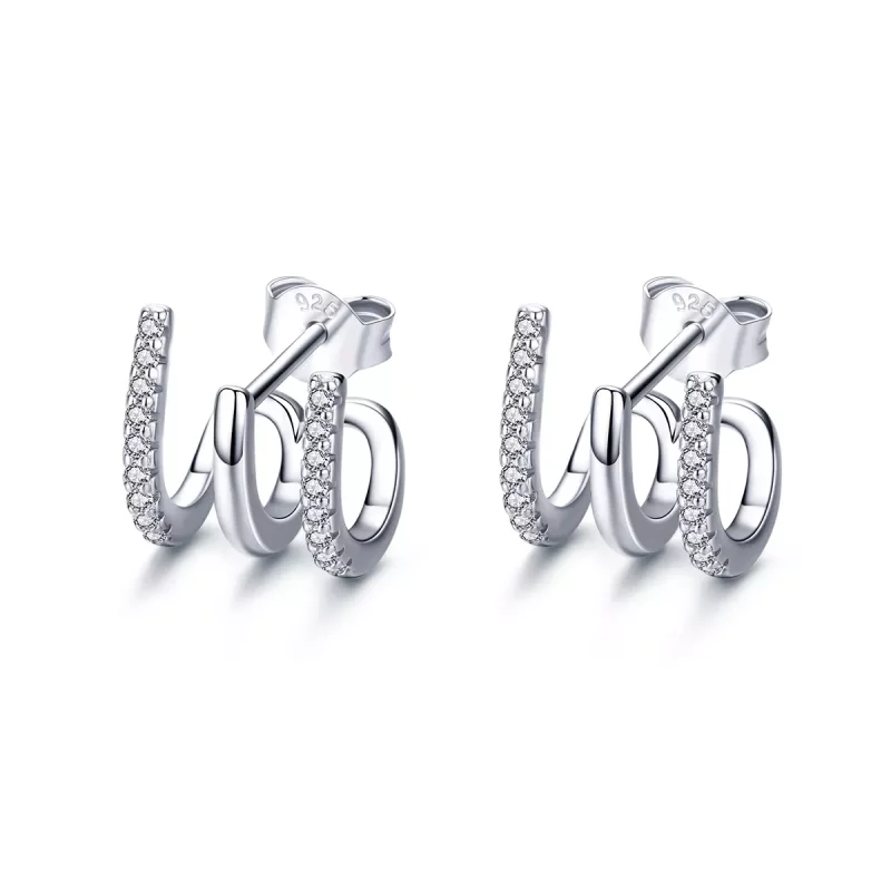 (afbeelding voor) Pandora Style Verdraaien Oorknopjes - SCE585