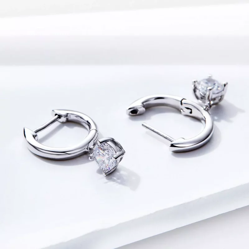 (afbeelding voor) Pandora Style Verloofde Oorhangers - SCE553 - Bekijken 3
