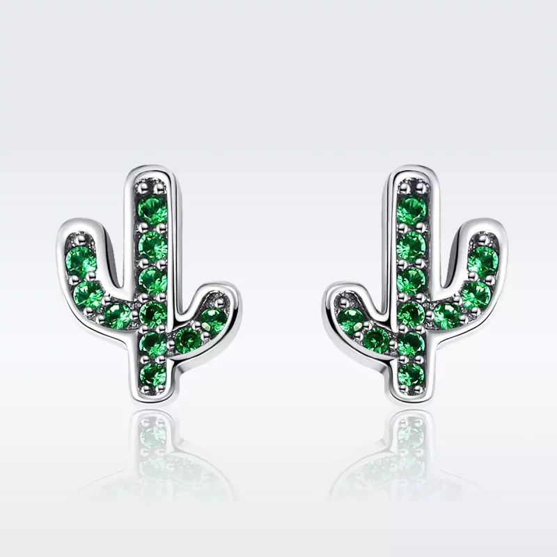 (afbeelding voor) Pandora Style Verse Cactus Oorknopjes - SCE097 - Bekijken 2