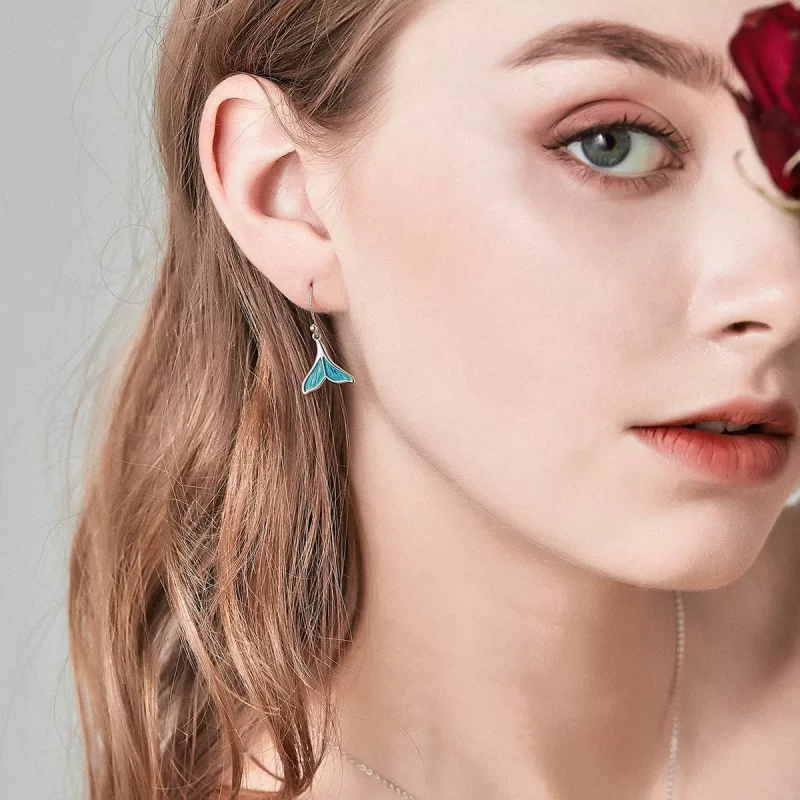 (afbeelding voor) Pandora Style Visstaart Oorhangers - SCE065 - Bekijken 7