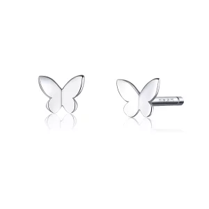 (afbeelding voor) Pandora Style Vlinder Oorknopjes - SCE775