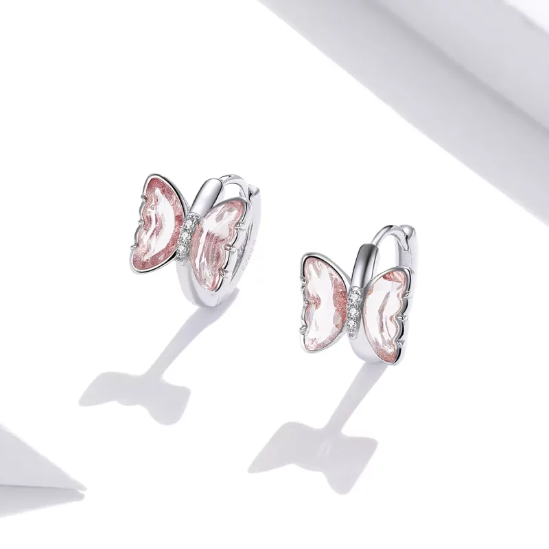 (afbeelding voor) Pandora Style vlinders Oorknopjes - SCE1105 - Bekijken 2