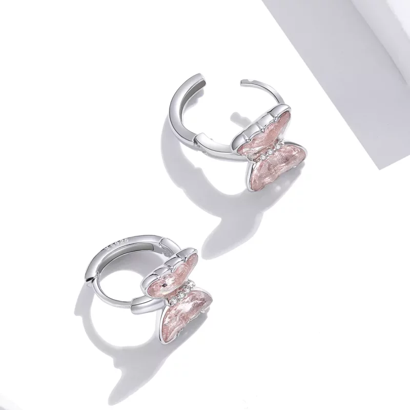 (afbeelding voor) Pandora Style vlinders Oorknopjes - SCE1105 - Bekijken 4