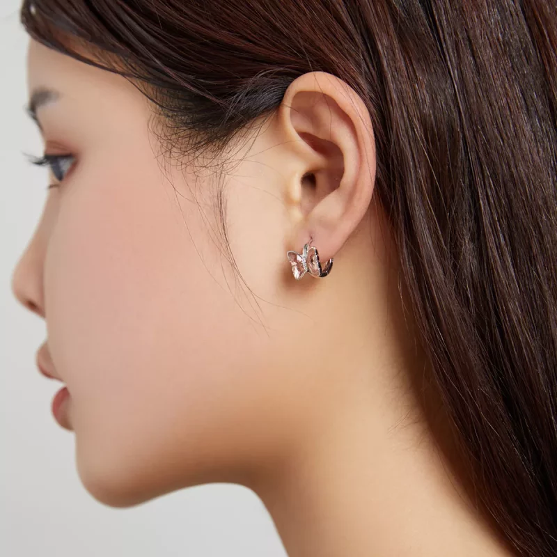 (afbeelding voor) Pandora Style vlinders Oorknopjes - SCE1105 - Bekijken 6