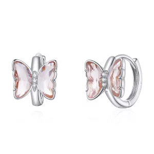 (afbeelding voor) Pandora Style vlinders Oorknopjes - SCE1105