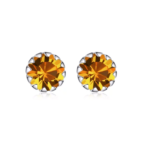 (afbeelding voor) Pandora Style Vogels Bloeien Oorknopjes - SCE862-11
