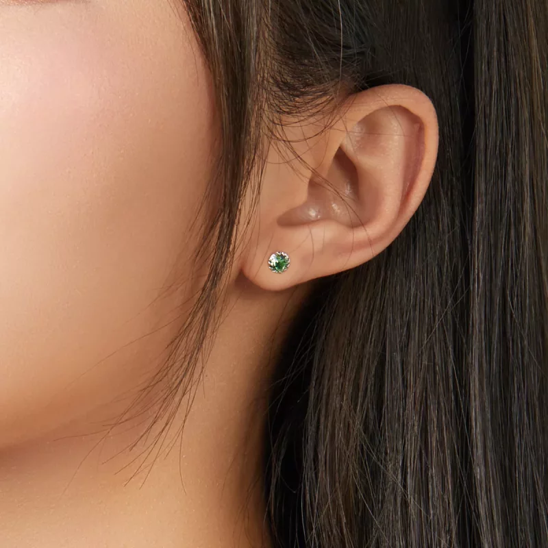 (afbeelding voor) Pandora Style Vogels & Bloemen Oorknopjes - SCE862-5 - Bekijken 2