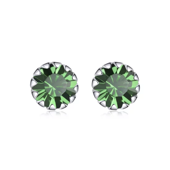 (afbeelding voor) Pandora Style Vogels & Bloemen Oorknopjes - SCE862-5