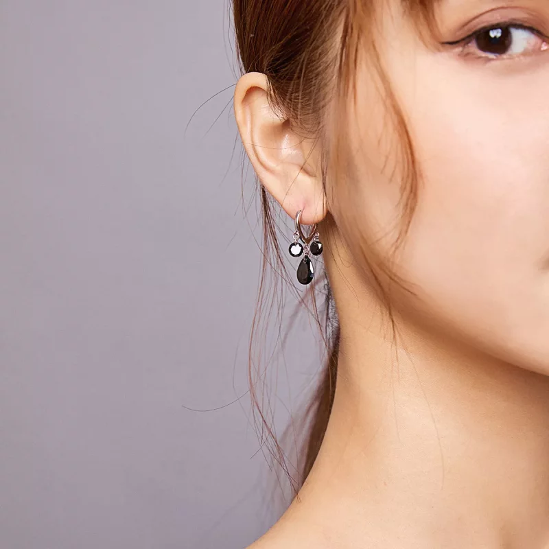 (afbeelding voor) Pandora Style Waterdruppel Oorhangers - BSE401 - Bekijken 9