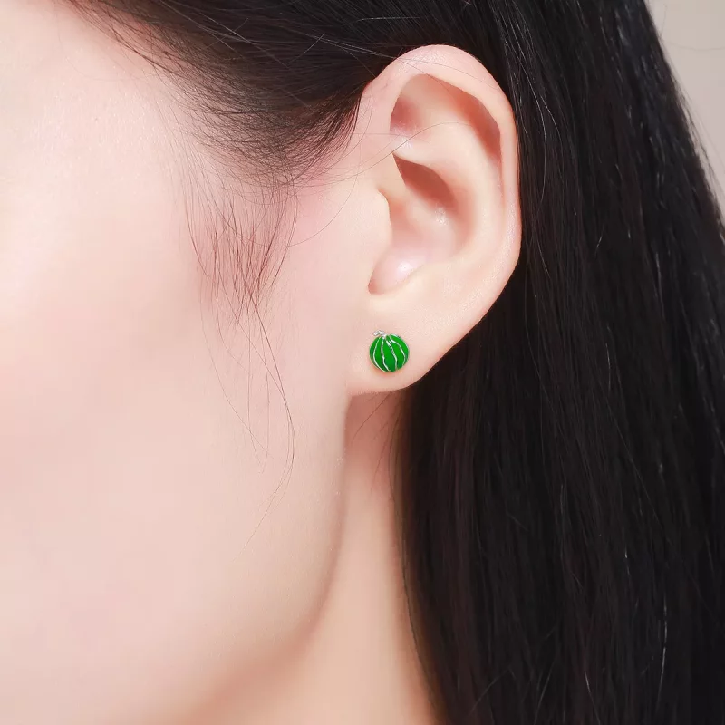 (afbeelding voor) Pandora Style Watermeloen Liefde Oorknopjes - SCE105 - Bekijken 7