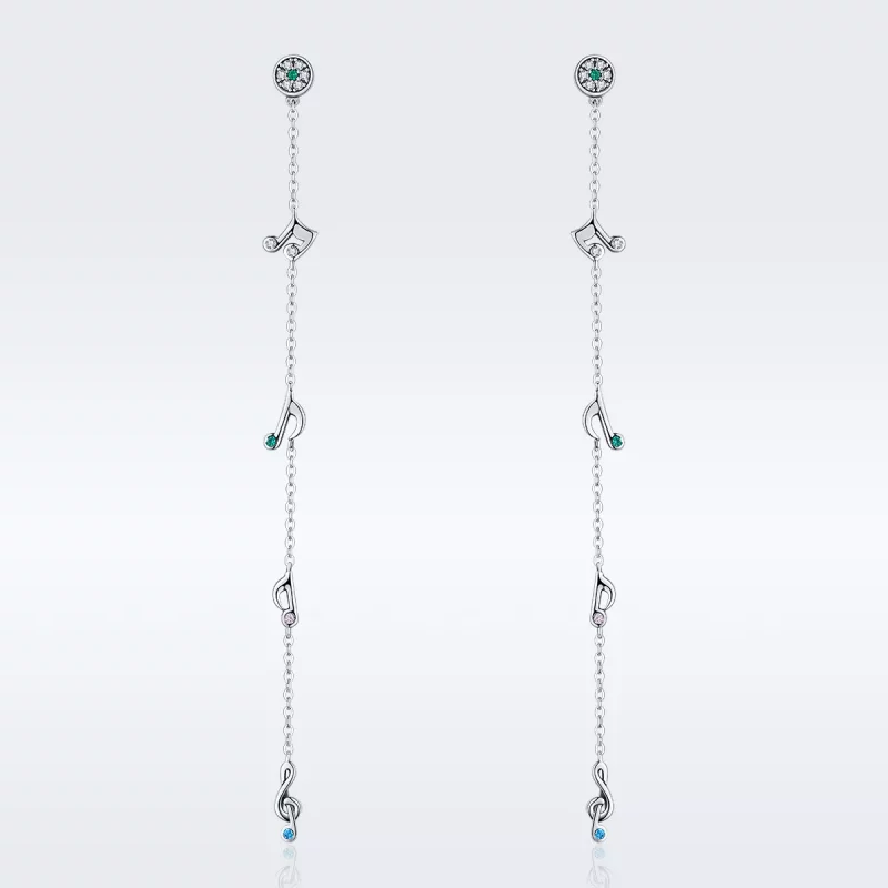 (afbeelding voor) Pandora Style Wuivende noten Oorhangers - SCE202 - Bekijken 3