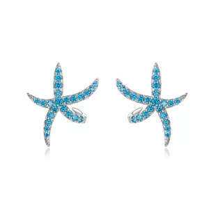 Pandora Style Zeester Oorknopjes - BSE136 (afbeelding voor) Pandora Style Zeester Oorknopjes - BSE136