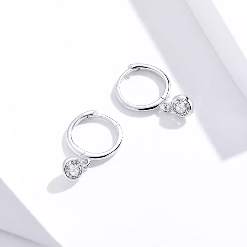 (afbeelding voor) Pandora Style Zirkonia Oorhangers - SCE830 - Bekijken 3