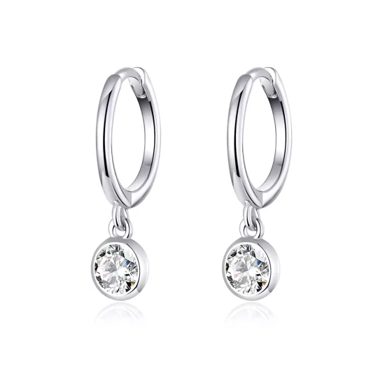 (afbeelding voor) Pandora Style Zirkonia Oorhangers - SCE830