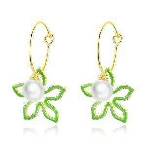 (afbeelding voor) Pandora Style Zomerbloem Oorhangers - SCE679