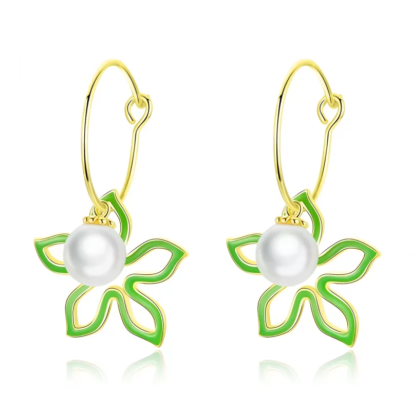 (afbeelding voor) Pandora Style Zomerbloem Oorhangers - SCE679