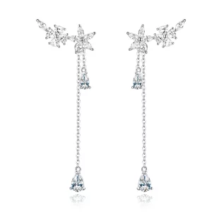 (afbeelding voor) Pandora Style Bloemenliefde Oorhangers - BSE288