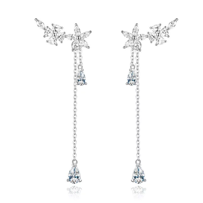 (afbeelding voor) Pandora Style Bloemenliefde Oorhangers - BSE288