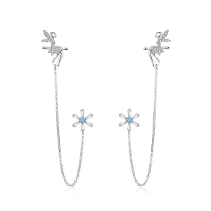(afbeelding voor) Pandora Style Bloemgeest Oorhangers - BSE201